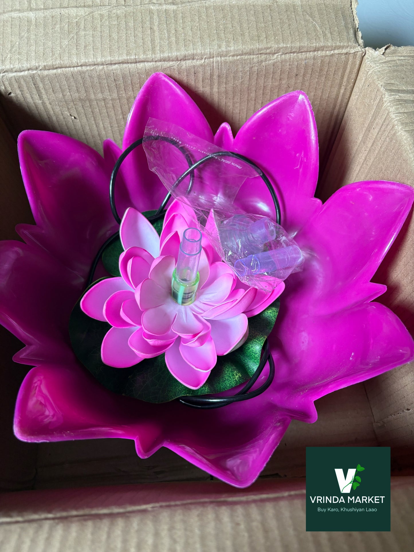 Lotus Water Fountain for Laddu Gopal