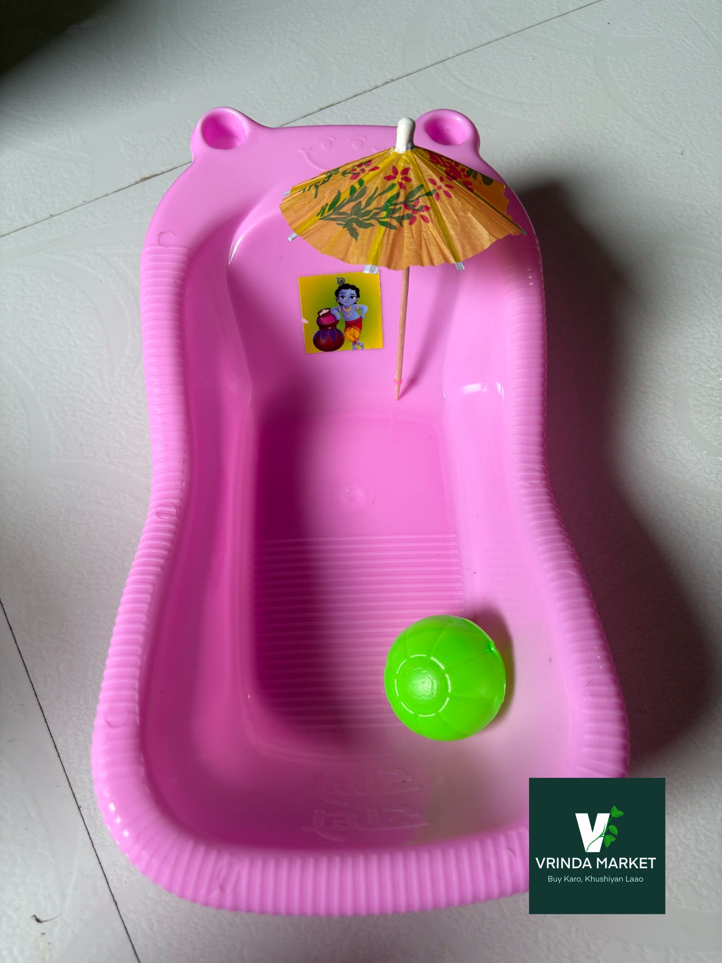 Cute Bathing tub for Laddu Gopal - Size 0 to 6
