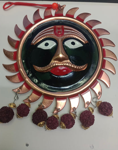 Kaal Bhairav Divine Protection Pack   Sacred Combo: Kawach (Hanging) + 2 Siddh Kala Dhaga + Siddh Bhasma