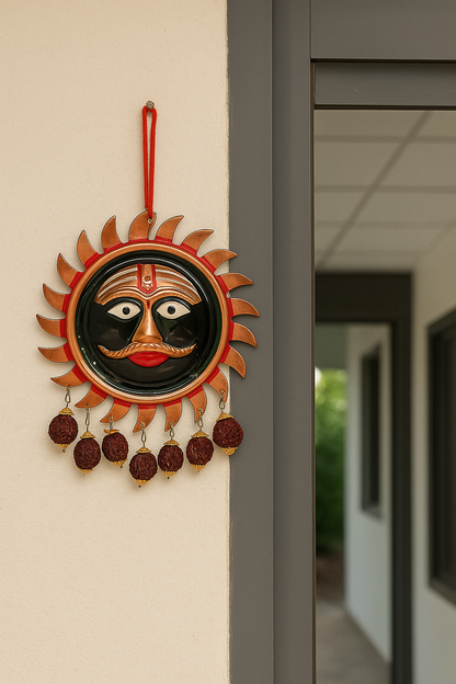 Kaal Bhairav Kawach (Hanging) -Energised at Mandir - set of 1